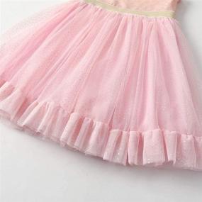 img 2 attached to 👗 VIKITA Casual Polyester Dresses for Trendy Toddler Girls' Clothing