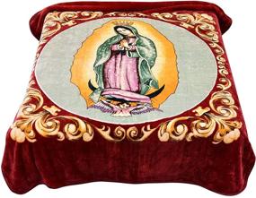 img 4 attached to Religious Guadalupe Bedspread Lightweight Hiyoko