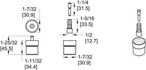 img 2 attached to 🔧 Pfister Stem Extension Kit 974-3750 - Including Stem Extension, Sleeve Extension, and Screw