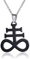 blowin stainless alchemical inversible necklace logo