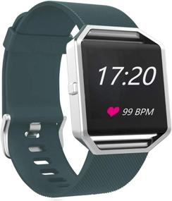 img 4 attached to ⌚️ Ремешки для спортивных водонепроницаемых часов VINIKI: совместимы с Fitbit Blaze, большой и маленький размеры для женщин/мужчин (известняк)