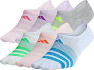 🧦 прелестные детские носки adidas для девочек superlite super no show: набор из 6 пар для дополнительного комфорта и стиля логотип