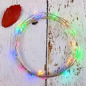 img 3 attached to 🌟 IllumiForce LED Starry String Lights, Battery Operated Fairy Lights, 6.5ft 20 LEDs, Decorations for Bedroom Patio Garden Birthday Party Wedding Christmas DIY Crafting Home Decor, Multi-Color - 6 Sets