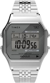 img 4 attached to Часы Timex T80, серебристый цвет, диаметр 34 мм