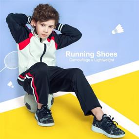 img 2 attached to 👟 Hawkwell Kids Breathable Lightweight Running Shoes: Ideal for Toddlers, Little Kids, and Big Kids