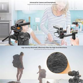 img 1 attached to Comica Traxshot: Ultimate All-in-One Shotgun Microphone for Camera, iPhone, and Smartphone