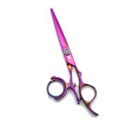 swivel professional barber styling scissors logo