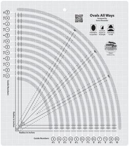 img 2 attached to 🧵 Efficiently Create Beautiful Quilts with Creative Grids Ovals All Ways Quilt Ruler - CGRKAOVAL