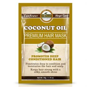 img 4 attached to Difeel Premium Deep Conditioning Hair Mask 🥥 with Coconut Oil - 1.75 oz (Pack of 6)
