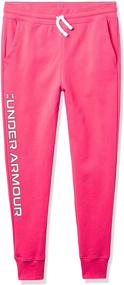 img 2 attached to Флисовые джоггеры Under Armour Cerise