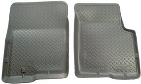 img 1 attached to 🚗 Премиум серые передние коврики для Toyota Sequoia и Tundra - Husky Liners 35552