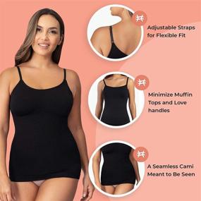 img 2 attached to Shapermint Empetua Scoop Neck Black Women's Clothing