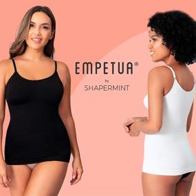 img 1 attached to Shapermint Empetua Scoop Neck Black Women's Clothing