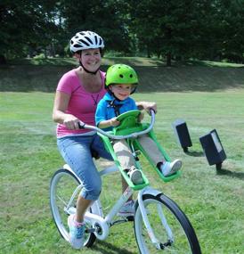 img 2 attached to 🚲 Детское велокресло iBert Front Mount: Безопасное и удобное велосипедное кресло для ребёнка