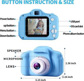 img 3 attached to YIREAL Camera Digital Toddler Birthday Kids' Electronics