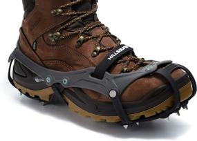 img 3 attached to 👣 Hillsound FlexSteps - Ice Traction Device/Crampons, 18 Stainless Steel Spikes, Extended 2-Year Warranty