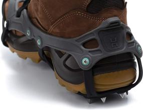 img 2 attached to 👣 Hillsound FlexSteps - Ice Traction Device/Crampons, 18 Stainless Steel Spikes, Extended 2-Year Warranty