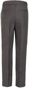 img 3 attached to RGM Boys Dress Pants: 👖 Flat Front Essential for Boys' Clothing