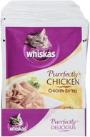 🐱 whiskas chicken delight wet cat food pouches logo