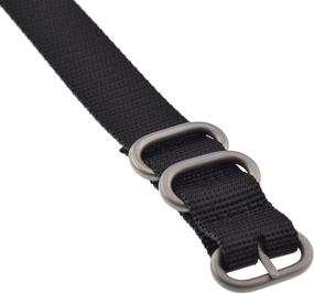 img 1 attached to 🔓 SEO-Enhanced Black Strap Finish Buckle