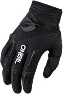 oneal element adult gloves black logo