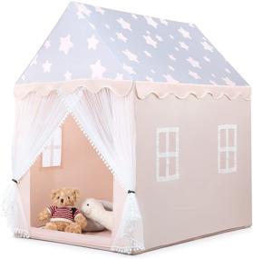 img 4 attached to 🏠 FEUTEXI Playhouse: Versatile Indoor Outdoor Fun with Windows