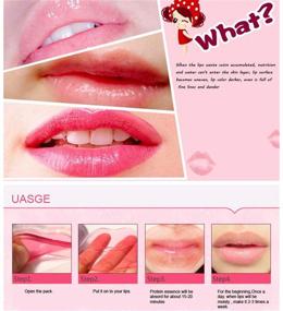 img 1 attached to 💋 Jakuva Pink Collagen Crystal Lip Masks - 30 Piece Set | Moisturizing, Nourishing, and Anti-Aging Lip Treatment | Lip Pads for Firming and Plumping Lips | Beautiful Lip Patches in Pink