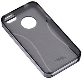 img 4 attached to 💼 AmazonBasics Smoke TPU Case with Screen Protector for AT&T and Verizon iPhone 4/4S - Comprehensive Protection