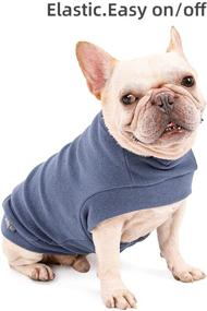 img 2 attached to 🐾 Cozy Warm Fleece Clothes for Small Dog Cat, Elastic Soft Puppy Vest Sweater Pajama Coat Jacket Shirt for Autumn Winter Indoor Outdoor Activities: Ideal for Hiking with Sphynx, Siamese, Maine Coon, Poodle, Bulldog, Pug