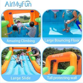 img 1 attached to 🏰 Fun-Filled Inflatable Jumping Castle for Toddlers: Outdoor Entertainment at Its Best!