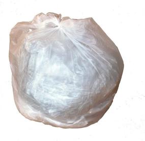 img 1 attached to 🗑️ PlasticMill High Density Clear Garbage Bags, 20-30 Gallon: 500 Bags, 8 Micron, 30x37 Size