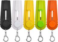 🍻 toodoo cap zappa beer bottle opener cap shooters launchers set - 5 piece collection in 5 vibrant colors with key ring logo