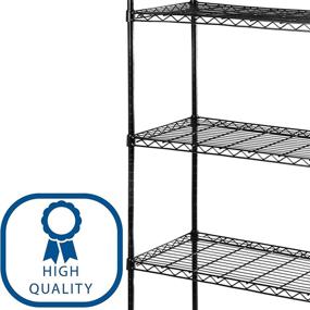 img 1 attached to Seville Classics 5 Tier Steel Shelving