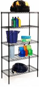 img 4 attached to Seville Classics 5 Tier Steel Shelving