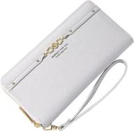 💼 aeeque women's wristlet phone wallets - cell phone bag coin purse with card wallet logo