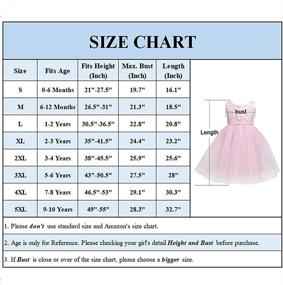img 1 attached to Merry Day Flower Girl Dress: Toddler Formal Baptism Ball Gown for Ages 1 Month to 10 Years
