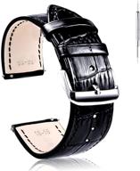 maosemsi release top 22mm，black alligator strap（20mm） logo