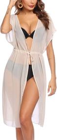 img 2 attached to 👙 Stylish Ekouaer Women's Swimwear: Fashionable Chiffon Clothing in Swimsuits & Cover Ups