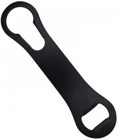 img 1 attached to Double-Ended Black V-Rod Bottle Opener with Pour Spout Remover - Enhance Bottle Opening Experience