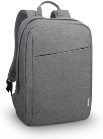 img 1 attached to Lenovo Laptop Backpack B210: Stylish, Durable, Water-Repellent | Fits 15.6-Inch Laptop & Tablet | Ideal for Travel, Business & College | Grey, GX40Q17227