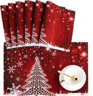 ❄️ naanle christmas snowflake heat resistant decorative item логотип