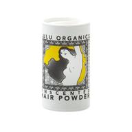 lulu organics - hair powder, natural dry shampoo, talc-free formula for oily hair, unscented, 1 oz logo
