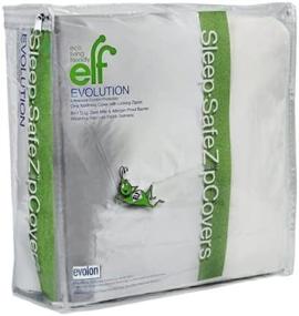 img 2 attached to 🛏️ Evolon Zippered Mattress Encasement for Queen Size Beds – Sleep Safe with ZipCover 15-inch Protector