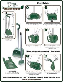 img 1 attached to Dara Giants LLC Bag Scooper: Adjustable 🐾 Pooper Scooper with Bag Pack Combo - 50 Ct