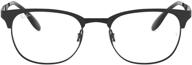 ray ban unisex rx6346 eyeglasses black logo