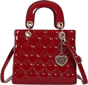 img 4 attached to Qiayime Leather Handbags Shoulder Crossbody Women's Handbags & Wallets