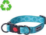 🐶 adjustable no pull dog collar twist with 100% recycled material, reflective details, and safety lock closure - ideal for small, medium, and large breeds logo