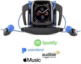 img 1 attached to Водонепроницаемые наушники для плавания H2O Audio Interval IPX8 для Apple Watch Series 2, 3, 4, 5, 6 🏊 - внутриканальные стереонаушники с шумоподавлением, короткий шнур без сопротивления - идеально подходят для плавания, бега и спортивных мероприятий.