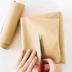 img 1 attached to 📄 170 Pcs Brown Kraft Paper Sheets (120GSM), Letter Sized Light Brown Stationery Paper for Art, Crafts, Office Use - Wedding Invitations, Scrapbook Crafts, Drawing, Printing