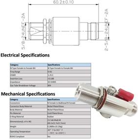 img 2 attached to Lightning Arrestor N Female Frequency Discharge Accessories & Supplies